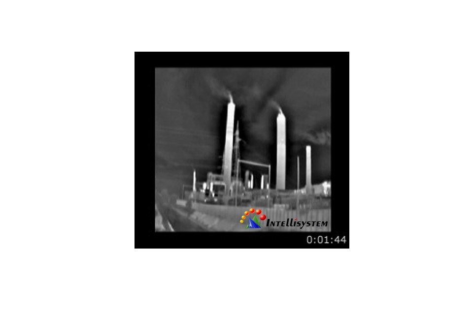UAS UAV Oil & Gas Thermal Image of refinery - Intellisystem Technologies